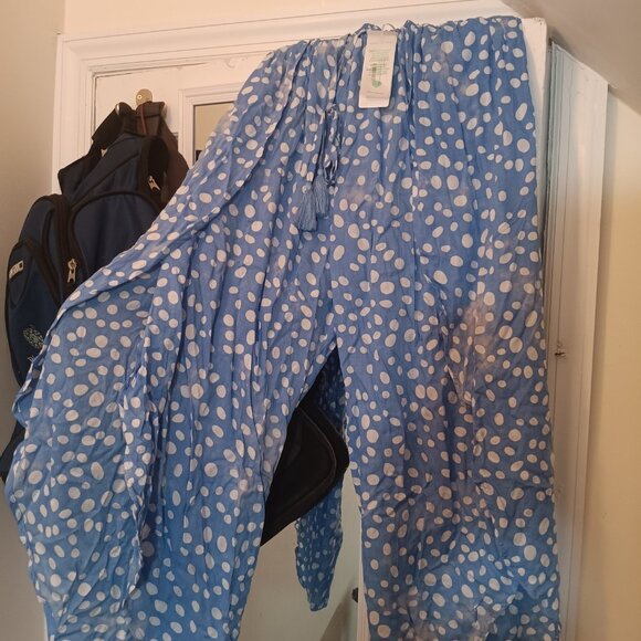 Tiare Hawaii Shoreline Pant - Pebble Smoke Blue (Blue With Polka Dots) - Picture 3 of 3